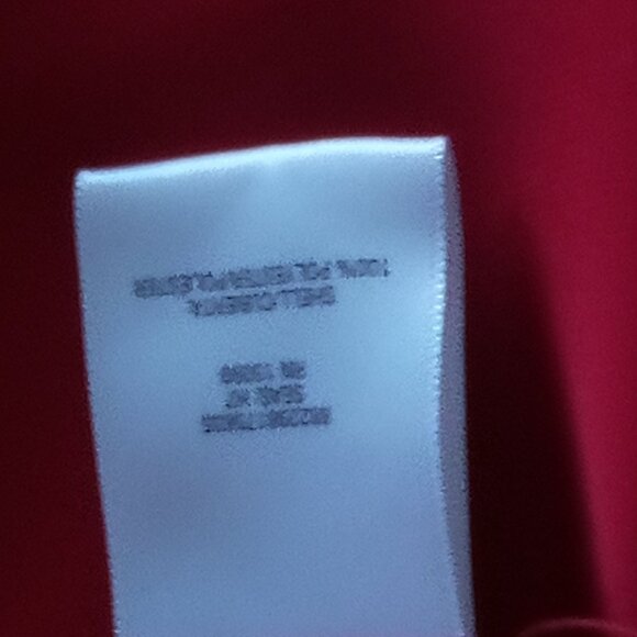 Simply Styled By Sears Red Ruffled Blouse XL - Picture 5 of 5